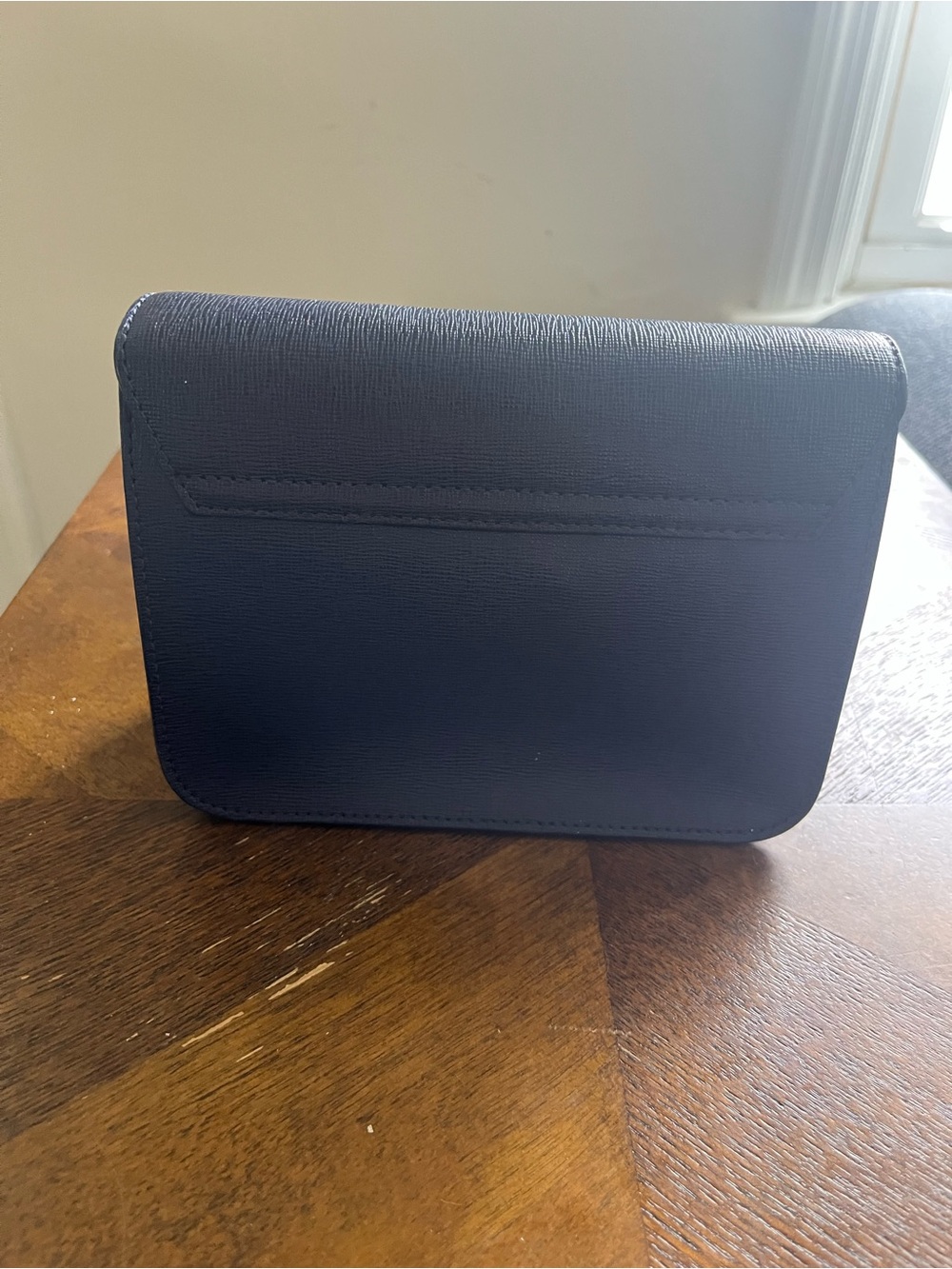 Furla Classic Navy Metropolis Mini Crossbody Bag with Chain Strap - Picture 3 of 11